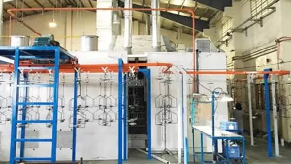 Ligne de peinture pour jantes en aluminium de motos