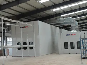 Ligne de peinture pour camionnettes