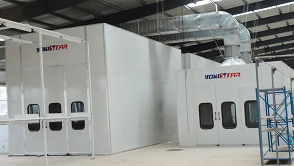 Ligne de peinture pour camionnettes