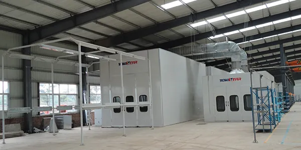 Ligne de peinture pour camionnettes