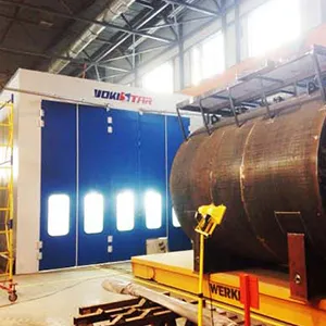 Cabine de peinture pour camions-citernes