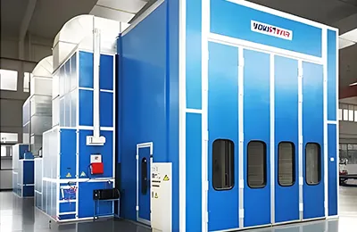 Cabine de peinture pour camions