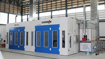 Cabines de peinture fermées