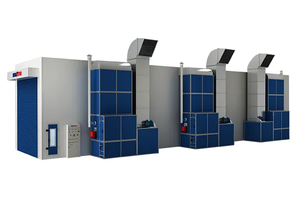 Cabine de peinture poids lourd et bus