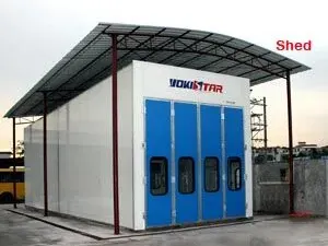 Cabine de peinture extérieure