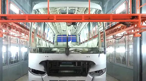 Cabine de peinture poids lourd et bus