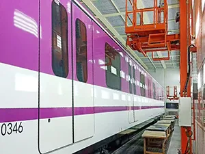 Cabine de peinture poids lourd et bus