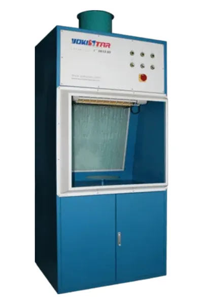 Cabine de peinture sur table