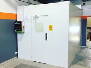 Salle de mélange de peinture