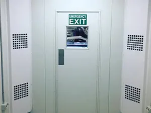 Salle de mélange de peinture