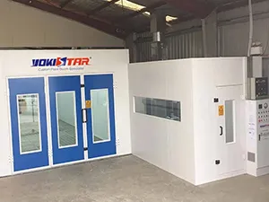 Salle de mélange de peinture