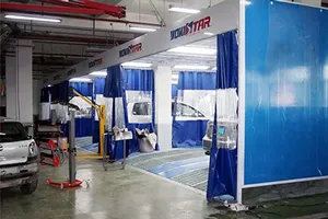 Salle de mélange de peinture